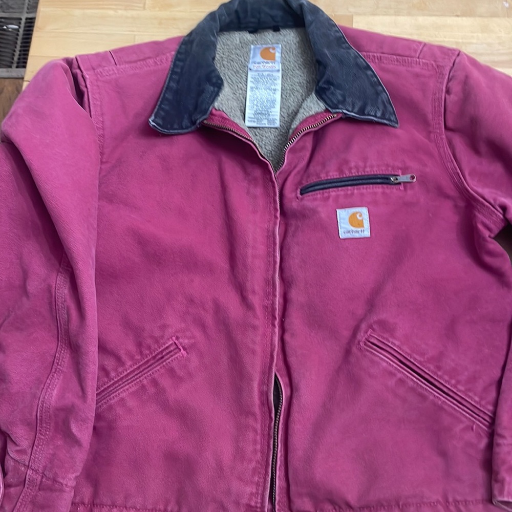 Raspberry Detroit Jacket-Discontinued size Small